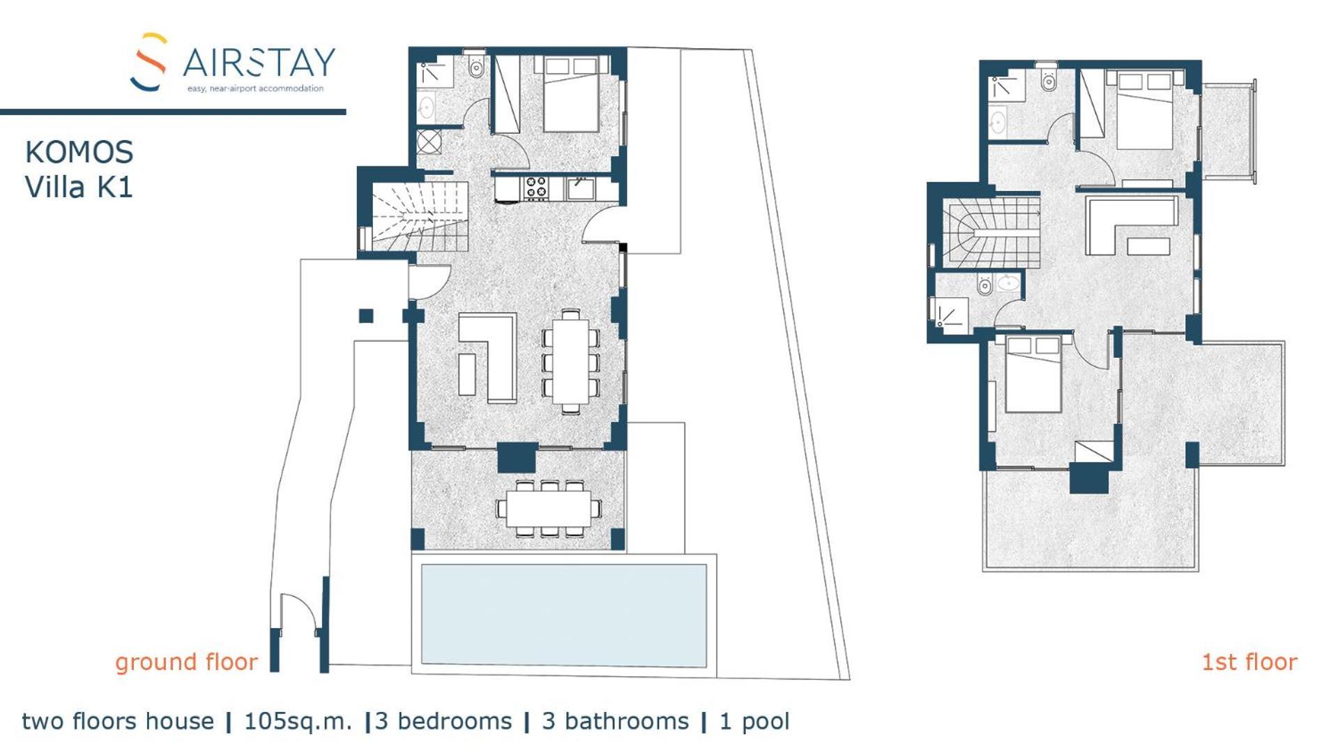 Komos Villas Airport By Airstay أرتيميدا المظهر الخارجي الصورة
